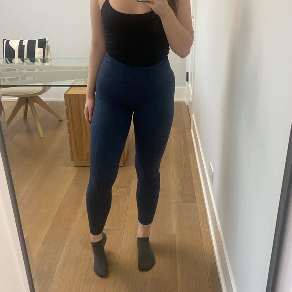 Joy Lab Heater Dark Blue Leggings size Small - Picture 2 of 5